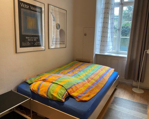 Karlsruhe Weststadt Gästewohnung Doppelbett 1