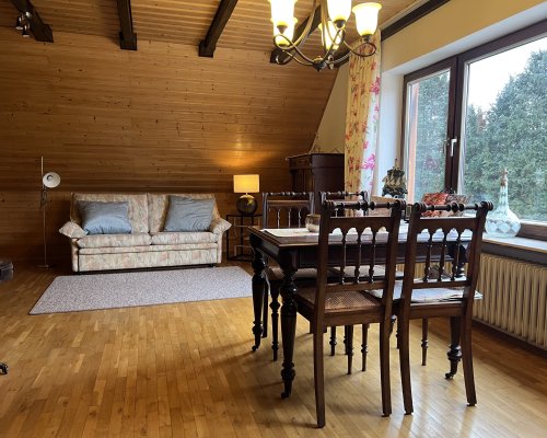 Karlsruhe Daxlanden Gästewohnung Wohnzimmer Esstisch